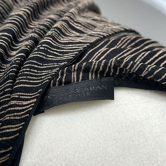 Donna Karan black and gold Sleeveless Wrap Top size XS - Picture 5 of 5